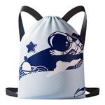 ЛиНинг Детская Полиэстеровая Сумка для Плаванья Синяя, Розовый Принт - фото