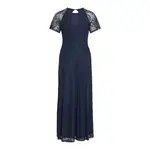 Платье Vila Femma short sleeve long, синий - фото 4