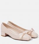 Кожаные туфли mamaflirt с бантом Christian Louboutin, розовый - фото