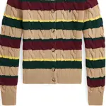 Вязаный поло Ralph Lauren верблюжьего цвета - фото 5