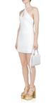 Мини-платье Mode Halter белого цвета THIRD FORM - фото 4