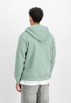 Толстовка Alpha Industries BASIC ZIP, Frost Green/Green - фото 3
