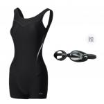 Купальник слитный One piece LINING, черный - фото 7