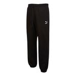 Брюки classics small logo sweatpants 'black' Puma, черный - фото