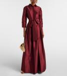 Платье Julip из тафты Simkhai, Dark Wine - фото 2