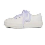 Дышащие легкие низкие кеды из холста женские Ecru B10CROWN - фото