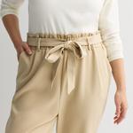 Брюки paperbag plus size для подростков So, Bone - фото 3