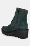 Замшевые ботильоны BANN538FLY Fly London, зеленый - фото 3