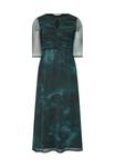 Платье Yours Clothing Maxi dress, Teal/Mottled Light Green - фото 5