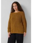 Вязаный свитер в цвете 85W0_caramel QS - фото 2