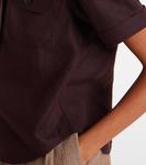 Рубашка из льна Annalisa Loro Piana, Hot Fudge - фото 5