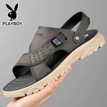 Пляжные сандалии мужские Playboy, хаки - фото 11