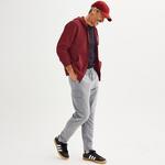 Мужская толстовка с капюшоном Tek Gear из ультрамягкого флиса на молнии спереди, цвет Light Gray - фото 4