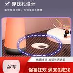 Компьютерный стол Aolunfute 120x60 см с перфорированной панелью и рисунком под карбон - фото 6