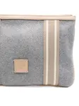 Клатч со вставкой в полоску Eleventy, серый - фото 3