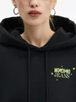 Принтованное худи Moschino Jeans, черный - фото 4