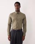 Обтягивающая рубашка-стрейч цвета хаки Asos Design - фото