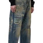 Широкие брюки savage denim dp NEIGHBORHOOD, синий - фото 6