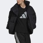 Пуховик женский черный Adidas - фото 2