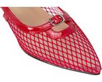 Туфли Journee Collection Padma, цвет Mesh/Red - фото 6