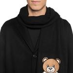 MOSCHINO Шаль унисекс черная, Black - фото 3