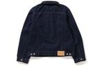 Джинсовая куртка Bape унисекс темно-синего цвета A Bathing Ape, темно-синий - фото 3