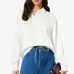 Поло с вышитым логотипом LACOSTE, 70V/Ecru - фото 4