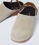 Федайя замшевые клоги Roa, Grey - фото 3