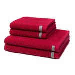 Набор полотенец TERRY SET Smart 4 предмета Ross, красный - фото