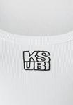 Топ Ksubi STACKED TANK, White - фото 3