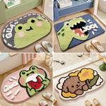 Dajiang Ковер 40x60 см для ванной, впитывающий, нескользящий, с милым рисунком - фото 6