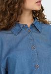 Блуза ONLY Button-down blouse, Blu Denim/Blue Denim - фото 4