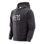 Толстовка Nike x NBA Brooklyn NETS Hoodie 'Black', черный - фото