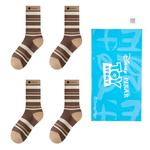 Набор из 4 пар унисекс носков Crew Disney, белый - фото