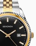 Мужские часы Sekonda Classic 40 мм в черном цвете - фото 4
