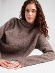 Тонкий вязаный свитер VILA Sweater VIJADA, серо-коричневый - фото 3