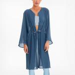 Куртка exhale power mesh gown 'ensign blue' Puma, синий - фото 3