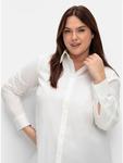 Хлопковая блузка белого цвета sheego - фото 5