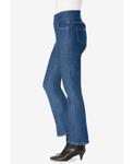 Женские джинсы Within Flex-Fit Pull-On Bootcut Gap-Free Stretch Denim Woman Within, Medium stonewash - фото 3