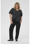 Блуза Kaffe Curve GINA , Black Chalk Dot/Black - фото 2