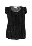 Топ IZIA Boho, черный - фото
