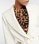 Креповый блейзер Stella McCartney, кремовый - фото 4