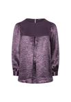 Блуза Yours Clothing Blouse, Purple - фото 5