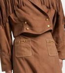 Куртка из замши darragh Rixo, Camel - фото 5