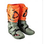 SCOYCO Leatt off-road motorcycle riding boots, white black brown label white, размер 43 - фото 3