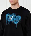 Толстовка мужская Iceberg с рисунком, черный - фото 4