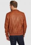 Кожаная куртка LEONARDO bugatti, цвет cognac - фото 3