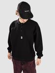 Лонгслив Poetic Collective Heavy Sweat Polo, black - фото 3