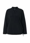 Блуза Ulla Popken ELASTIC HEM LONG SLEEVE , Black - фото 6