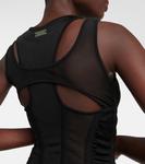 Боди из тюля с вырезом Balmain, Noir - фото 6